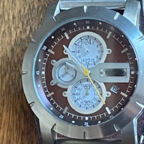 Men's Fossil Jake Chronograph Watch Style JR-1157 - Picture 8 of 12